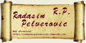 Radašin Pelverović vizit kartica